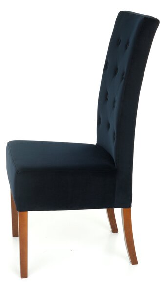 Krzesło Simple 108 z guzikami, tapicerowany, wygodny, ozdobny, do jadalni, do salonu, proste, minimalistyczne, eleganckie