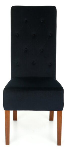 Krzesło Simple 108 z guzikami, tapicerowany, wygodny, ozdobny, do jadalni, do salonu, proste, minimalistyczne, eleganckie
