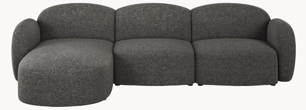 Sofa narożna z szenilu Blair (4-osobowa)