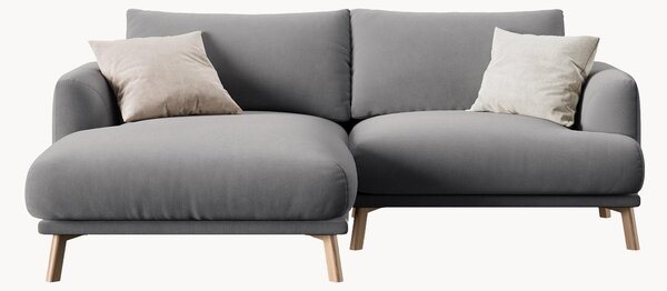 Sofa narożna z weluru Naomi