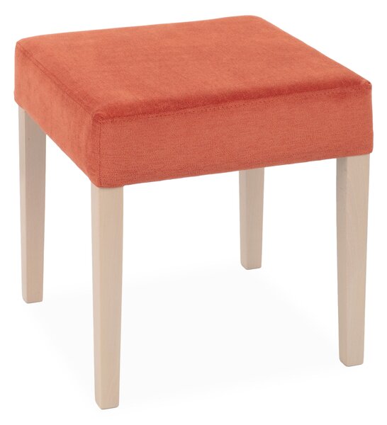 Pufa Simple 45x45, prosta, wygodna, lekka, kwadratowa, tapicerowana, do toaletki, do hotelu, do korytarza, do lobby