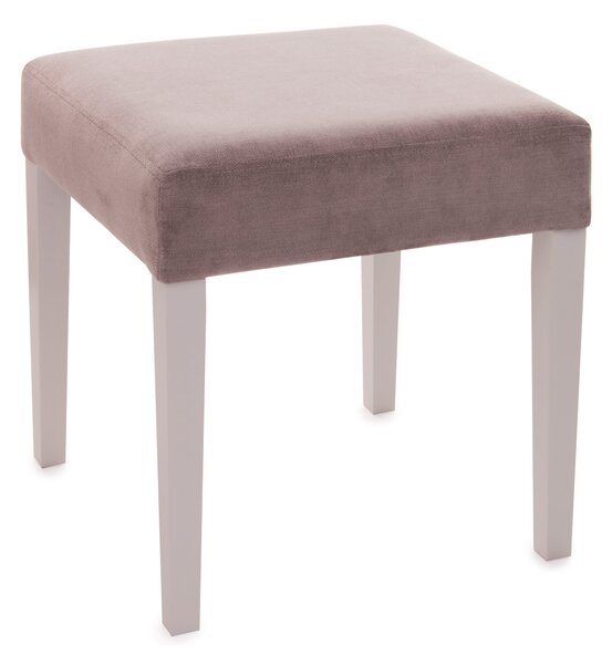 Pufa Simple 45x45, prosta, wygodna, lekka, kwadratowa, tapicerowana, do toaletki, do hotelu, do korytarza, do lobby