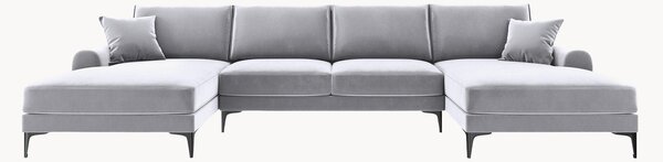 Sofa panoramiczna o wyglądzie aksamitu Madara (6-osobowa)