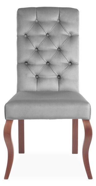 Krzesło Astoria pikowanie Chesterfield, nogi Ludwik, stylowe, klasyczne, eleganckie, gustowne, do jadalni, do domu, do restauracji, z pikowaniem