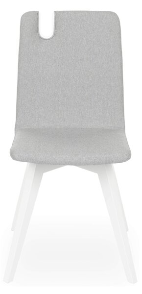 Krzesło Falun, lekkie, wygodne, tapicerowane, do jadalni, w skandynawskiej stylistyce, minimalistyczne, proste, nietuzinkowe