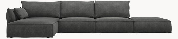 Sofa narożna o wyglądzie sztrukus Vanda (5-osobowa)