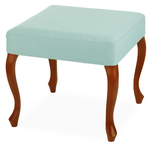 Pufa Ludwik 50x50 cm, stylowa, stylizowana, elegancka, wygodna, tapicerowana, ozdobna, do hotelu, do korytarza, do przedpokoju