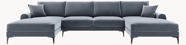 Panoramiczna sofa o wyglądzie aksamitu Madara (6-osobowa)