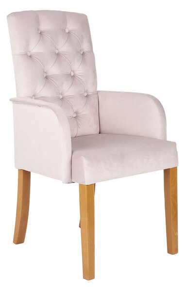 Fotel Astoria Chesterfield, z pikowaniem, tapicerowany, do biurka, do salonu, do restauracji, wygodny, elegancki, klasyczny