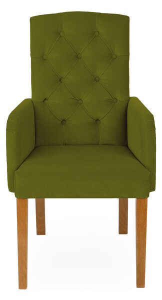 Fotel Astoria Chesterfield, z pikowaniem, tapicerowany, do biurka, do salonu, do restauracji, wygodny, elegancki, klasyczny