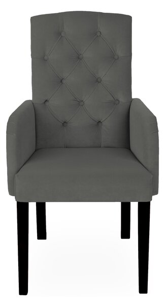 Fotel Astoria Chesterfield, z pikowaniem, tapicerowany, do biurka, do salonu, do restauracji, wygodny, elegancki, klasyczny