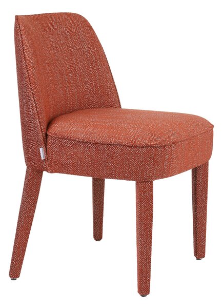 Krzesło Chelsea Plus, tapicerowane, wygodne, z lamówką, eleganckie, do salonu, do restauracji, do biur architektonicznych