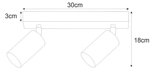Biała nowoczesna lampa sufitowa punktowa - 8C S890 Z7-B94