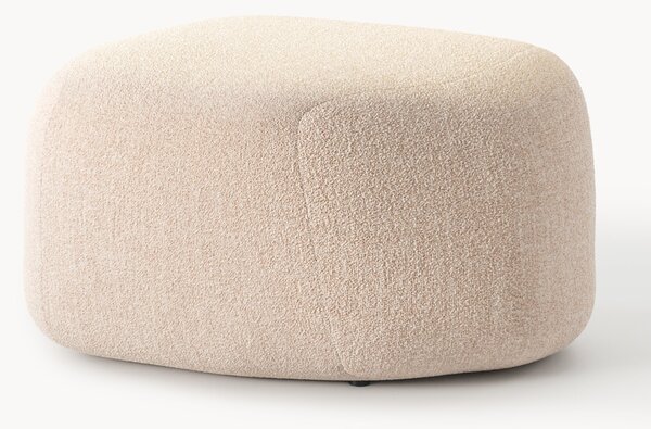 Owalny puf Bouclé Wolke