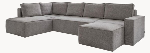 Panoramiczna sofa narożna z funkcją spania i schowkiem Brave Dave (8-osobowa)