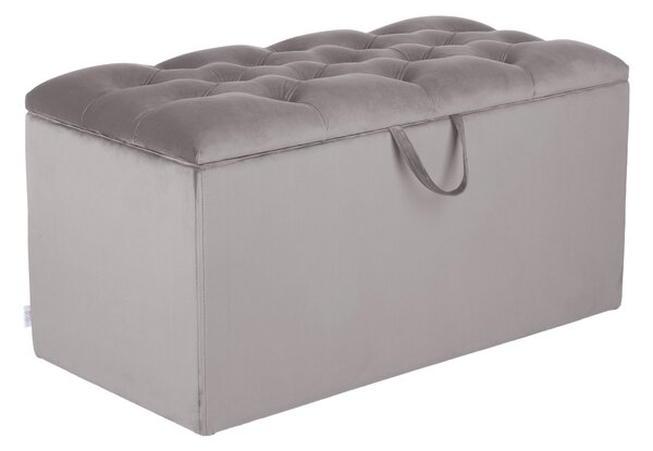 Pufa Vinci 45x90 Chesterfield, otwierana, ze schowkiem, do siedzenia, ozdobna, do salonu, do korytarza, do salonu