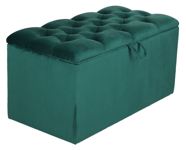 Pufa Vinci 45x90 Chesterfield, otwierana, ze schowkiem, do siedzenia, ozdobna, do salonu, do korytarza, do salonu