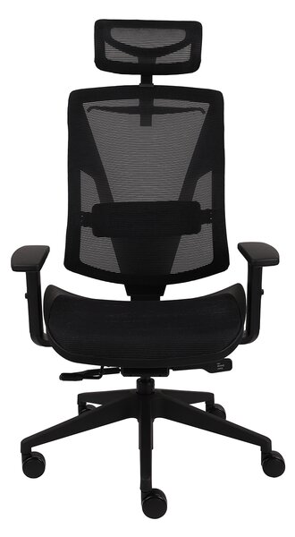 Fotel Futura Mesh - biurowy, obrotowy, siatkowy, ergonomiczny, wygodny dla kręgosłupa