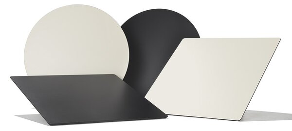 Niski stolik Sol 690x690 mm, z kwadratowym blatem (69x69 cm), plastikowy, do domu, na zewnątrz, do kawiarni