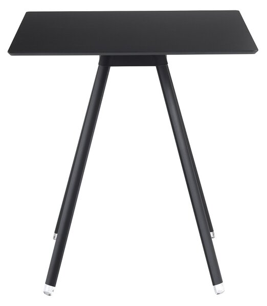 Niski stolik Sol 690x690 mm, z kwadratowym blatem (69x69 cm), plastikowy, do domu, na zewnątrz, do kawiarni