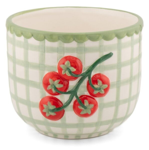 Porcelanowa ręcznie malowana osłonka na doniczkę ø 12 cm Tomato – Sass & Belle