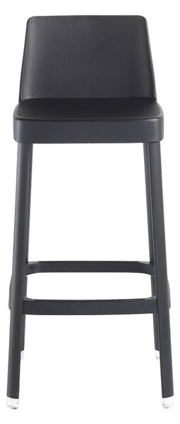 Hoker Sol P (96,5 cm), kawiarniany, do jadalni, plastikowy, minimalistyczny