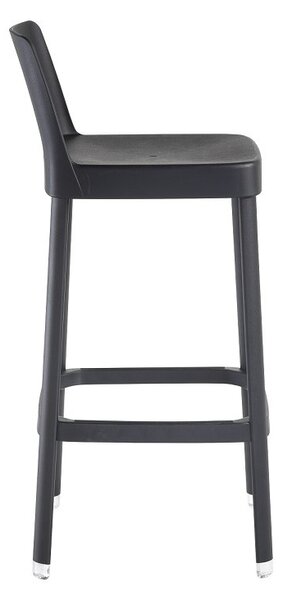 Hoker Sol P (96,5 cm), kawiarniany, do jadalni, plastikowy, minimalistyczny