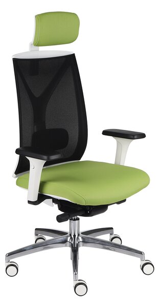 Fotel biurowy Valio WS HD - ergonomiczny, wygodny dla kręgosłupa, obrotowy, siatkowy