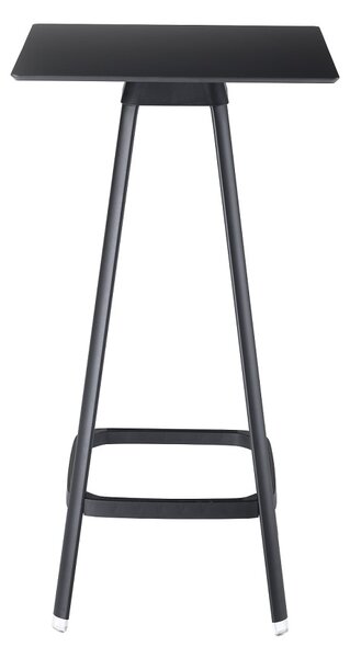Wysoki stolik Sol H 590x590 mm, kawiarniany, na zewnątrz, plastikowy, z kwadratowym blatem