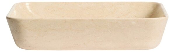 Beżowa kamienna umywalka 55x35 cm Darnen – Kave Home