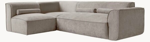Narożna sofa modułowa z szenilu Flex Felix (6-osobowa)