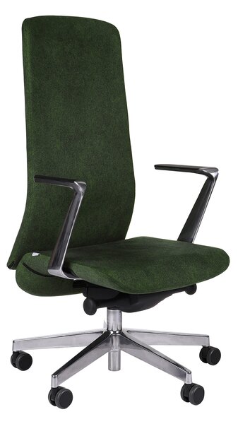 Fotel Smart AL1 - elegancki fotel biurowy ze stylowymi podłokietnikami. Idealny dla wysokich osób. Tapicerowany wysokiej jakości tkaninami