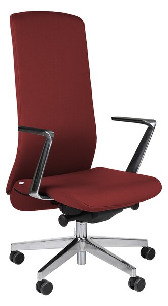 Fotel Smart AL1 - elegancki fotel biurowy ze stylowymi podłokietnikami. Idealny dla wysokich osób. Tapicerowany wysokiej jakości tkaninami