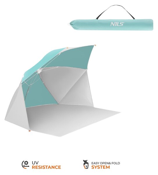 Nc4803 Parasol - Parawan Plażowy 2 W 1 Nils