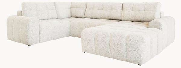Panoramiczna narożna sofa z funkcją spania ze schowkiem Lulu (8-osobowa)