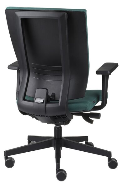 Fotel MaxPro BT - biurowy, obrotowy, siatkowy, czarny, wygodny