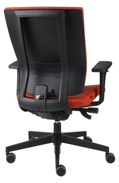 Fotel MaxPro BT - biurowy, obrotowy, siatkowy, czarny, wygodny