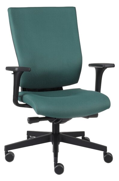 Fotel MaxPro BT - biurowy, obrotowy, siatkowy, czarny, wygodny