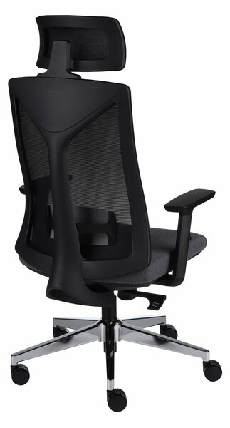 Fotel Play Grospol - biurowy, siatkowy, ergonomiczny, młodzieżowy, obrotowy