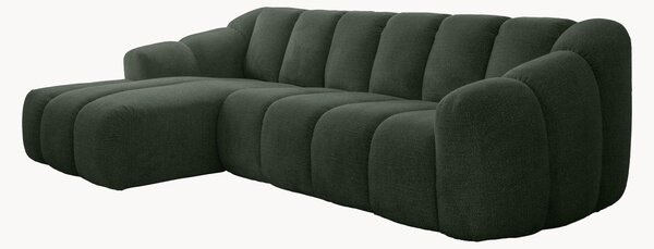 Sofa narożna z szenilu Shell
