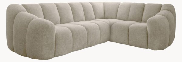 Sofa narożna z szenilu Shell