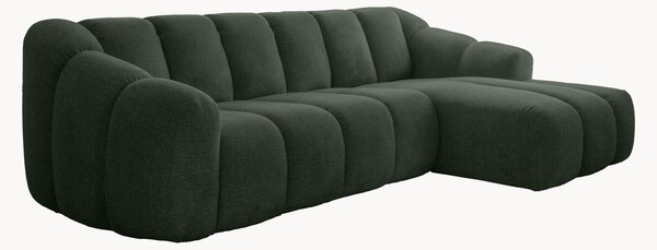 Sofa narożna z szenilu Shell