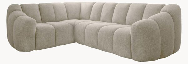 Sofa narożna z szenilu Shell