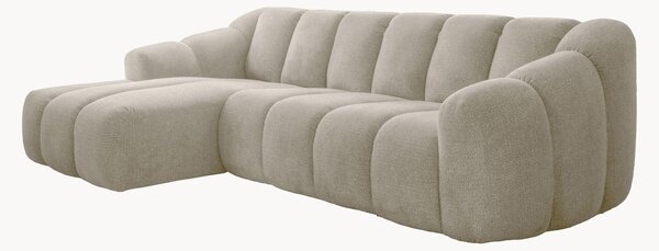 Sofa narożna z szenilu Shell