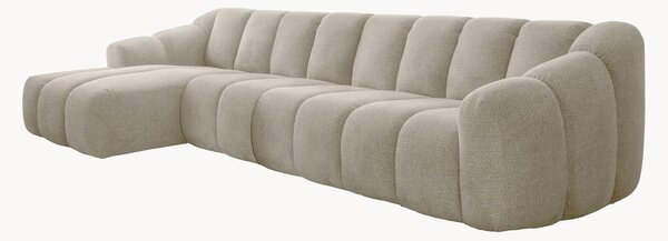 Sofa narożna z szenilu Shell