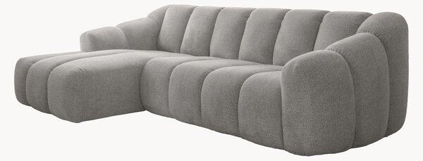 Sofa narożna z szenilu Shell