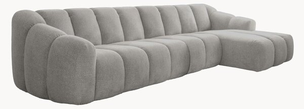 Sofa narożna z szenilu Shell