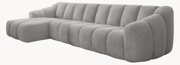 Sofa narożna z szenilu Shell