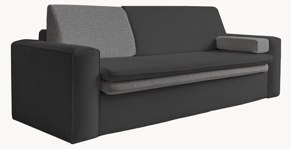 Sofa z szenilu z funkcją spania i schowkiem Wilson (3-osobowa)