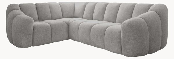 Sofa narożna z szenilu Shell